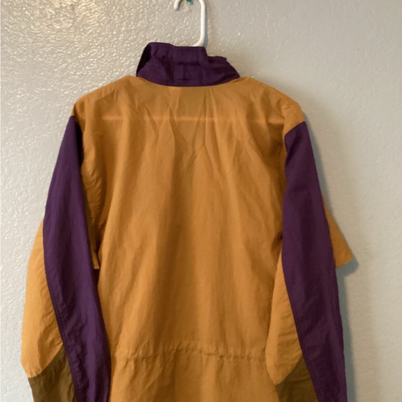 Nike Vintage  ACG Two-Tone Mustard and Purple Windbreaker Jacket - Picture 2 of 7